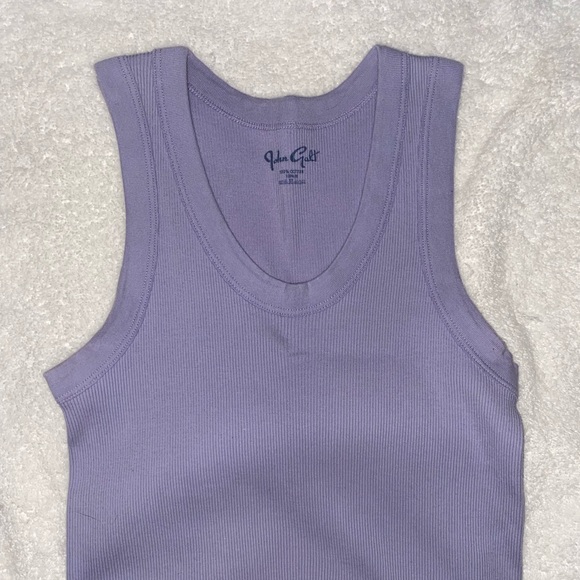 Brandy Melville purple lilac cropped connor ribbed tank - Picture 4 of 5